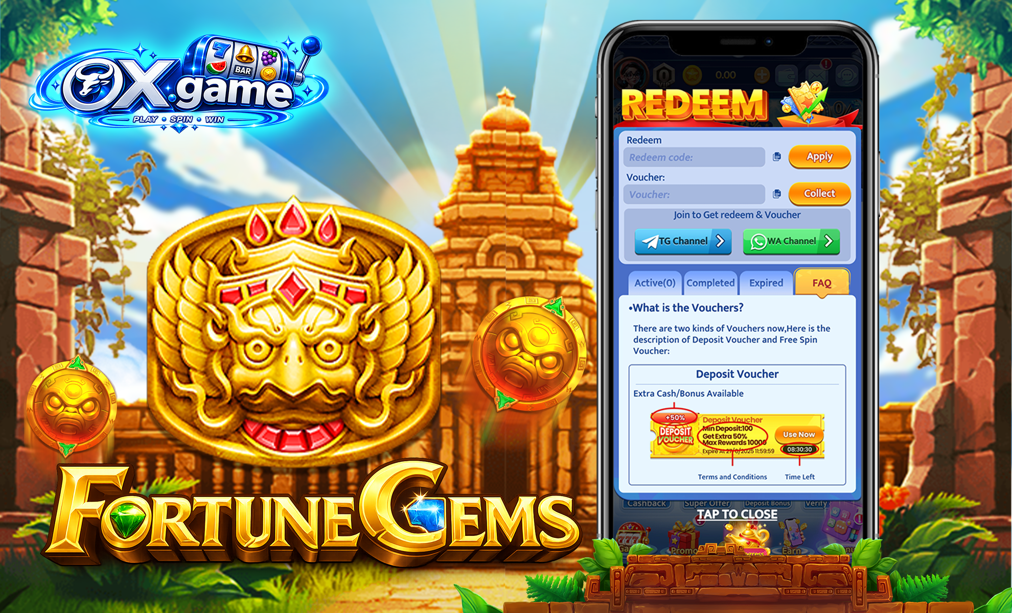 OxGame rewards trail sheet after clean APK